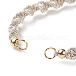 2 pièces 2 bracelets tressés en cordon de polyester de style&nbsp;AJEW-JB01144