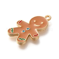 Noël alliage thème pendentifs émail&nbsp;ENAM-Q509-02KCG-06