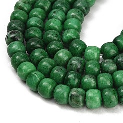 Teñidos naturales blancas abalorios de jade hebras&nbsp;GG-CBAA20A-01A-07
