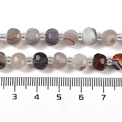 Natur Botswana Achat Perlen Stränge&nbsp;G-H057-A05-01