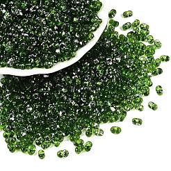 Perline di vetro dipinte a spruzzo picasso&nbsp;SEED-T006-04-16