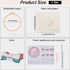 Starter-Sets für Stanzstickereien&nbsp;DIY-WH20007-13B