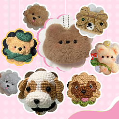 Sets zum Basteln von Puppenaugen und -nasen&nbsp;DIY-WH0888-851D