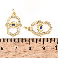 Colgante micropavé cubic zirconia de latón&nbsp;CU-CBAB719-04G-G