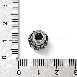 304 Edelstahl-Europäische Perlen&nbsp;STAS-H238-09E-AS