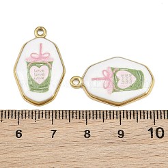 Pendenti in acciaio inossidabile 304 smaltato stampato&nbsp;SA-CBA1ED9-21G-02