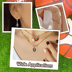10 Stück handgefertigte Strass-Anhänger aus Polymer-Ton&nbsp;CLAY-CJ0002-08