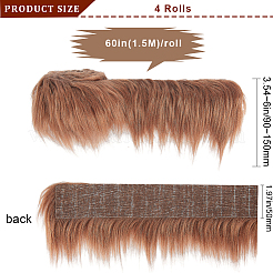 Barbe de costume de barbe de gnome en laine artificielle&nbsp;OCOR-WH0078-101C