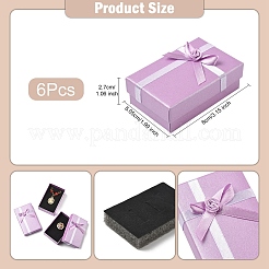 6 Stück Schmuckset-Boxen aus Karton und Papier&nbsp;AJEW-YW0001-35A