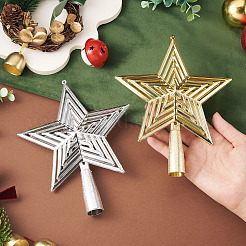 2 stücke 2 farben weihnachten kunststoff große anhänger&nbsp;KY-TA0001-68