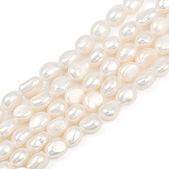 Brins de perles de culture d'eau douce naturelles&nbsp;PEAR-P064-20H-06A