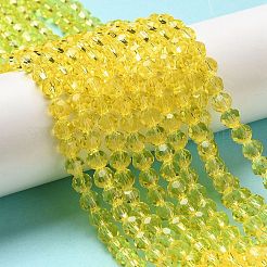 Perles en verre transparentes&nbsp;LS-EGLA-A035-T6mm-D03