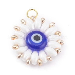 Colgantes de cuentas de murano mal de ojo&nbsp;PALLOY-JF00649