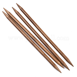 Ferri da maglia a doppia punta in bambù (dpns), Perù, 250x8mm, 4pcs/scatola