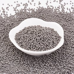 Toho semi di perline giapponesi, tondo, 11/0, (53d) grigio scuro opaco, 2x1.5mm, Foro: 0.5 mm, circa 42000pcs/libbra
