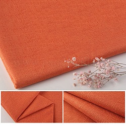 Tissu en lin imitation polyester, Couverture de canapé, Accessoires de vêtement, rectangle, corail, 29~30x19~20x0.09 cm