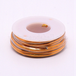 Круглая алюминиевая проволока, с катушкой, оранжевые, 12 датчик, 2 мм, 5.8 м / рулон