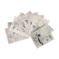 Блокнот для альбомов, для альбома для вырезок diy, поздравительная открытка, справочная бумага, дневник декоративный, Burghley House, 9.1x6.6 см, 30 шт / пакет