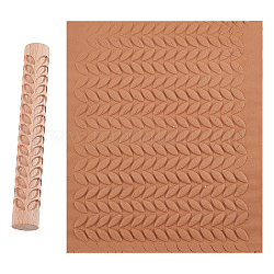 Инструмент для керамики из бука, круглая колонна, лист, 151x21 мм