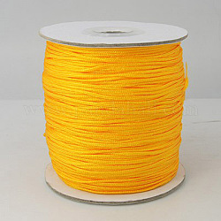 Hilo de nylon, redondo, amarillo, 2 mm de diámetro, alrededor de 71.08 yarda (65 m) / rollo