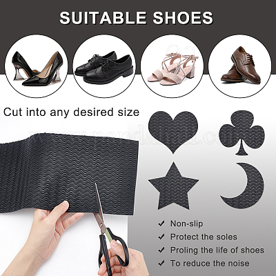 semelles pour chaussures, en caoutchouc blanc - Milémil