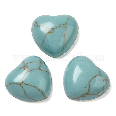 Synthetik Türkiscabochons&nbsp;G-F776-02A-01-1