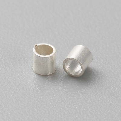 925 Sterling Silber Rohr Perlen&nbsp;FIND-WH0419-20-1