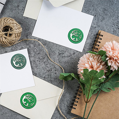 Tampon Sceau Cire Chat 30mm - Laiton Amovible Avec Manche Bois - Déco Invitations