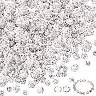 5 Stil Strass-Tonpflasterperlen&nbsp;RB-AR0003-20-1