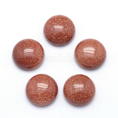 Synthetischen Aventurin cabochons&nbsp;G-P393-R24-12mm-1