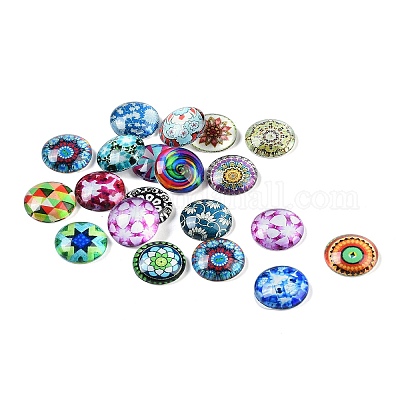 Glas cabochons&nbsp;GGLA-XCP0001-08-1