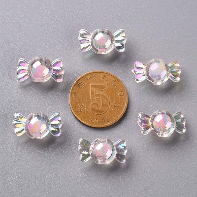 Perles en acrylique transparente&nbsp;TACR-S152-03B-SS2112-1