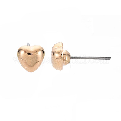 Orecchini a cuore per donna&nbsp;EJEW-S213-02A-01G-RS-1