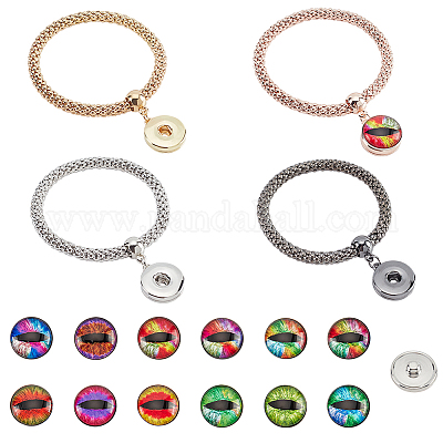 Interchangeable hot sale snap bracelets