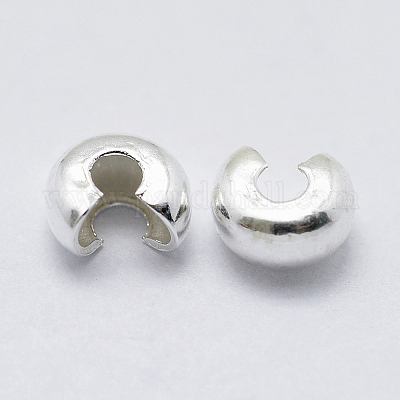 Wholesale 925 Sterling Silver Crimp Beads Cover - Pandahall.com