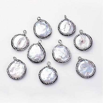 Ciondoli perla naturale PEAR-S011-03-1