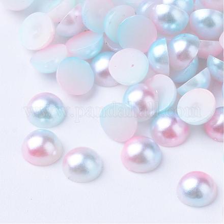 Cabochons en acrylique imitation perle OACR-R063-6mm-02-1