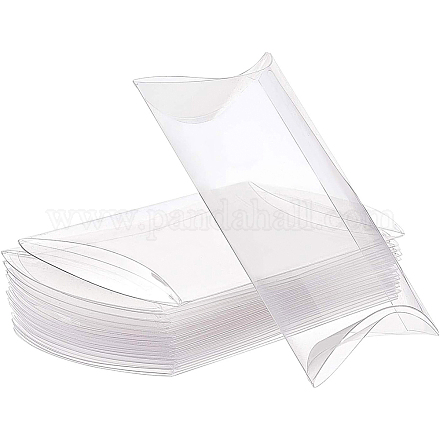 Plastic Pillow Favor Box Candy Treat Gift Box CON-WH0070-98B-1