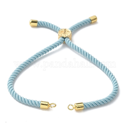 Изготовление браслетов из хлопка KK-F758-03T-G-1