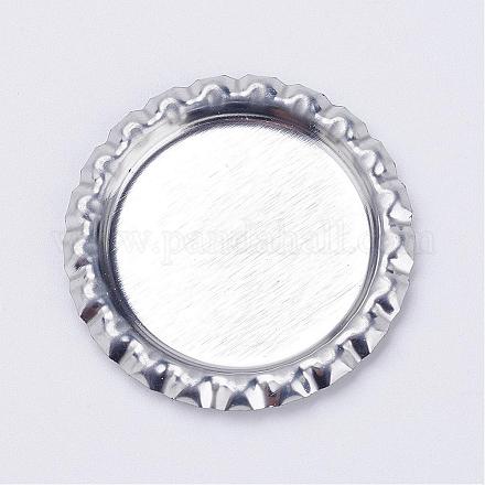 Iron Cabochon Settings IFIN-G067-08S-1