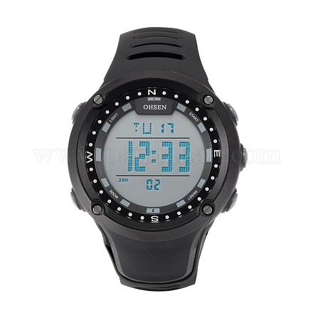 Модные пластиковые мужские электронные наручные часы WACH-I005-03E-1