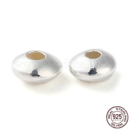 925 Sterling Silber Perlen STER-P053-08B-S-1