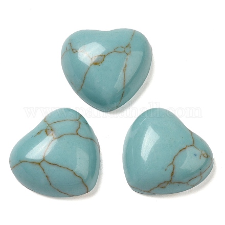 Synthetik Türkiscabochons&nbsp;G-F776-02A-01-1