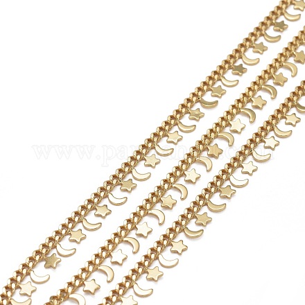 Brass Curb Chains CHC-F013-02G-1