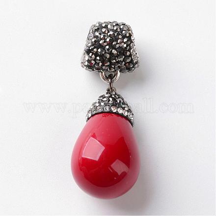 Shell Pearl Beads Pendants BSHE-D018-04-1