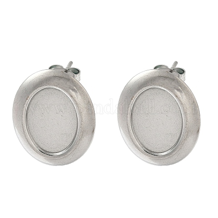 Серьги-гвоздики из нержавеющей стали 304 STAS-A057-01P-1