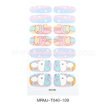 Наклейки с полным покрытием для ногтей MRMJ-T040-109-1