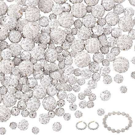 5 Stil Strass-Tonpflasterperlen RB-AR0003-20-1