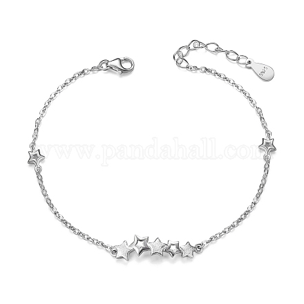 SHEGRACE 925 Sterling Silver Link Bracelets JB337A-1
