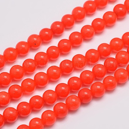 Natürliche und gefärbte Perle Malaysia Jade Stränge G-A146-8mm-A13-1
